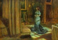 Millais, Sir John Everett - eve of st agnus